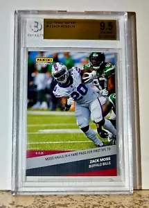 Zack Moss 2020 Panini NFL #13 Football Card 1 of 179 BGS 9.5 Gem Buffalo Bills - Picture 1 of 2