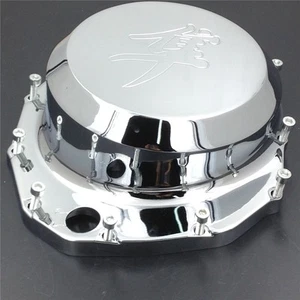 Chrome Right Engine Clutch Cover for Suzuki Hayabusa Gsxr1300 1999-2020 B-King - Picture 1 of 7