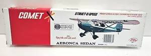 COMET AERONCA SEDAN 13.25" WINGSPAN #2301 STRUCT-O-SPEED BALSA AIRPLANE MODEL - Picture 1 of 2
