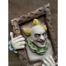 Halloween 4 FT Creepy Clown Portrait Photo Prop Haunted House Decor **PRE SALE