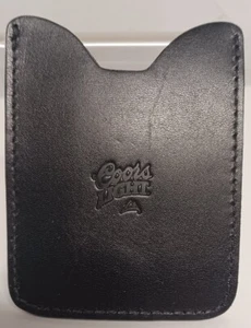 Leder Geldklammer Kreditkartenetui Vordertasche Geldbörse Schwarz Farben Hell Neu - Bild 1 von 5