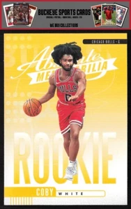 2019Panini Absolute Memorabilia Rookies Yellow Coby White #6 - Picture 1 of 2