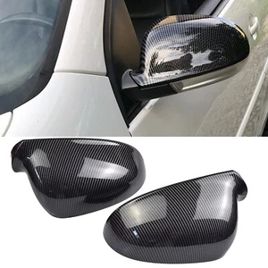1 Pair Rearview Mirror Cover Left Right Side Mirror Covers Caps for Golf 5 MK... - Picture 1 of 5