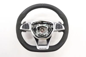 2017 - 2019 MERCEDES GLS63 AMG X166 STEERING WHEEL W/ SWITCH BUTTON OEM - Picture 1 of 15