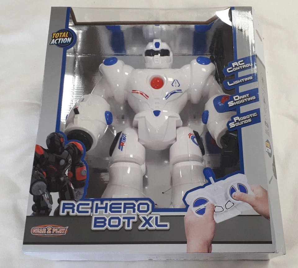 GEAR2PLAY RC HERO BOT XL Robot télécommandé 27MHZ jouet jeux figurine - Photo 1/1