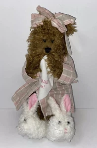 Progressive “Kelsey” Get Well Soon Plush Bear 13" - Pink, No Stand - Picture 1 of 12