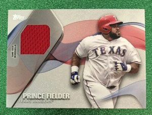 Prince Fielder 2017 Topps Major League Material Relics #MLM-PF Jersey Texas