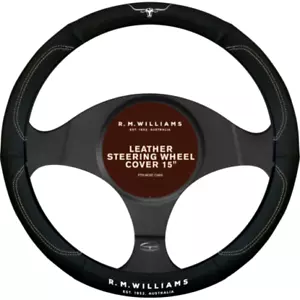 R.M.Williams Steering Wheel Cover Black - SWRMWBLK - Picture 1 of 1
