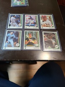 (6) 1989 Upper Deck **NM+** RC's & Stars **HoF**