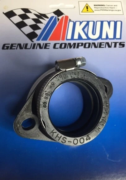 Genuine Mikuni Rubber Manifold Flange fits 40mm HS40, TM40-6 Carb KHS-004 - Image 1 of 1