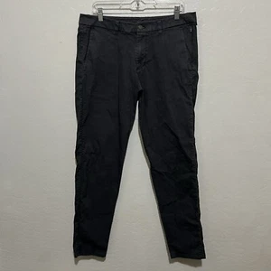 Lululemon Commission Pant Slim Oxford 34" Men’s Size 34x34 Black White Chino - Picture 1 of 10
