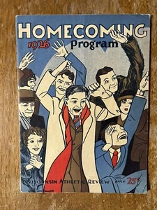 1926 Iowa Hawkeyes vs Wisconsin Badgers football program/BURT INGWERSEN!!! - Picture 1 of 22