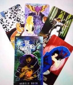 DAS ERWACHTE SEELENORAKEL 50 Karten Deck Orakel Tarotkarten - bunt Neu - Bild 1 von 4