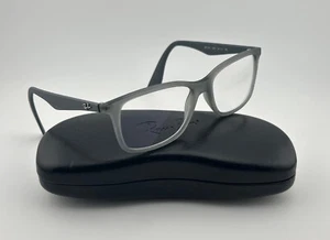 New Ray Ban RB7047 5482 Crystal Matte Grey Magnified Reader Eyeglasses 54-17-140 - Picture 1 of 13