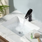 Schwarz Waschtisch Armatur Einhebel Wasserhahn Warm Kaltwasser Bad Waschbecken 