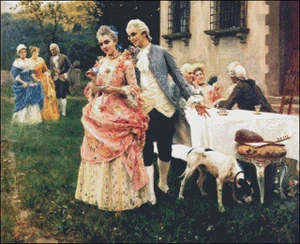 Handarbeit Handwerk Vollsticken Gezählt Kreuzstich Kits Afternoon Tea - Bild 1 von 5