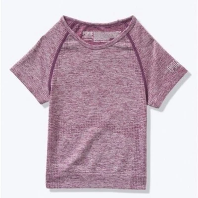 VICTORIAS SECRET ROSA SIN COSTURAS ENTRENAMIENTO RECORTADO TOP CUELLO REDONDO MANGA CORTA XS NUEVO CON ETIQUETAS Foto 1 de 2