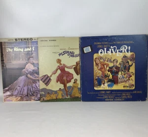 3 LPs Orig. Soundtrack Recordings Sound of Music '65, King and I '58 Oliver '68 - Imagen 1 de 10
