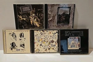 LED ZEPPELIN - 5 CD LOT - ALL DISCS EXCELLENT - SEE TITLE LIST IN DESCRIPTION - Picture 1 of 18
