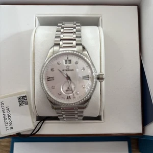 Women’s Eterna Kontiki Diamond Bezel Quartz Watch 1270.54.16.1731 Brand New Box - Picture 1 of 11