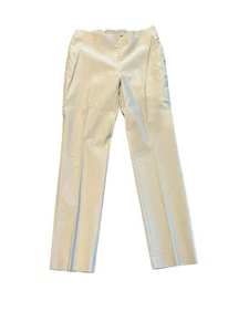 Pantalone donna Chico's taglia 2 così dimagrante slim regolare kaki marrone chiaro pull on - Foto 1 di 8