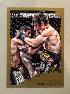 Mac Danzig 2011 Topps UFC Moment of Truth #8 Gold Parallel - Picture 1 of 2