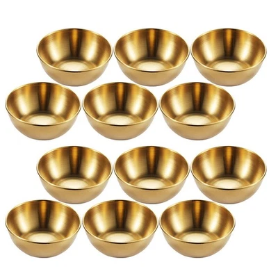  12 Pcs Mini Ciotole Per Salsa Soia Piatto Di Immersione Condimento - Image 1 of 4