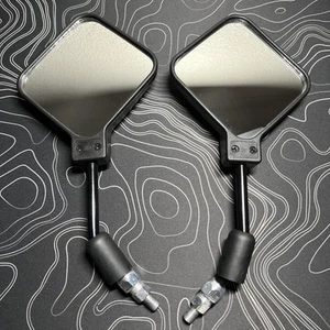 Set Of 2 FAR ITALIAN REAR-VIEW MOTORCYCLE MIRRORS UNIVERSAL - Foto 1 di 3