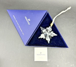 Swarovski Christmas Ornament Annual Edition 2021 Large Clear #5557796 New in Box - Picture 1 of 7