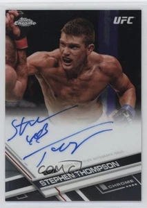 2017 Topps Chrome UFC Fighter Auto Stephen Thompson #FA-ST Auto - Imagen 1 de 3