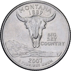 [#1223285] United States, Quarter, Quarter Dollar, 2007, Denver, Montana 1887 - Picture 1 of 2