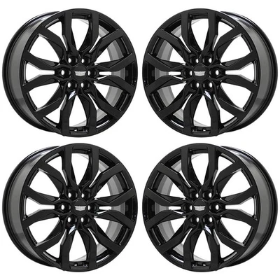 20" Chevrolet Traverse Blazer GMC Adadia Black wheels rims Factory OEM set 4870 - Изображение 1 из 4