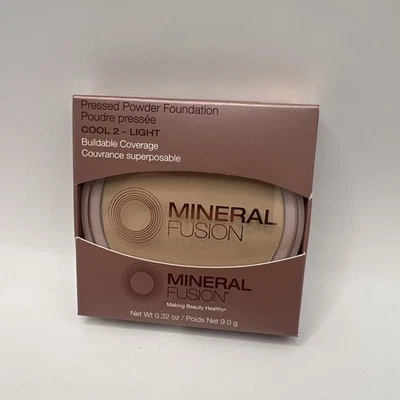 Mineral Fusion Pressed Powder Foundation, Cool 2, 0.32 Ounce NEW Sealed - Image 1 of 2