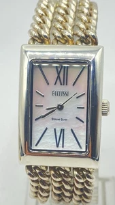 Lovely Ecclissi  33830 Sterling Silver Ladies Quartz Watch Pre-owned Works Great - Picture 1 of 21