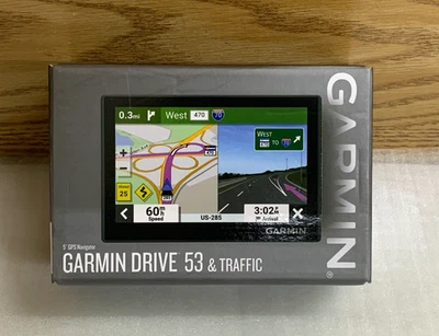   Garmin Drive 53 & Traffic 5'' GPS Navigator - 010-02858-01 - Image 1 of 2