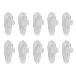 Weiches elliptisches Silikon Nasenpad für Brillen (transparent, 5 Paar) P7U98498 - Bild 1 von 9