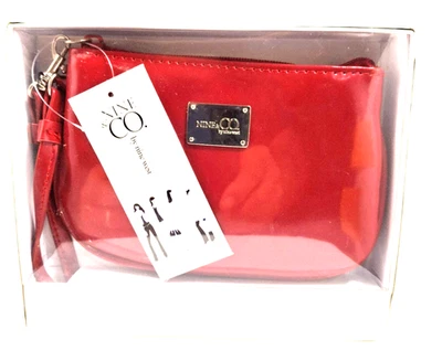 New In The Box Nine & Co Red Wristlet/Clutch With Tag - Image 1 of 4