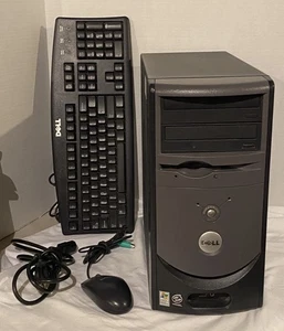 DELL Dimension 3000 Intel Celeron 2.4GHZ 512MB DDR XP VTG GAMING ISA + Keyboard - Picture 1 of 20