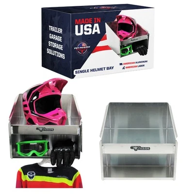 Remolque cerrado para carros Pit Posse aluminio casco único almacenamiento - Hecho en EE. UU. Foto 1 de 4