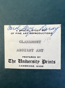 The University Prints Cambridge Mass. Claremont Ancient Art 57 photos - B16 - Picture 1 of 13
