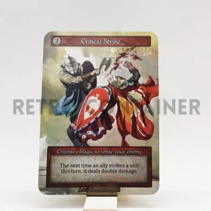 Sorcery Contested Realm BETA 1st PRINT - CRITICAL STRIKE (NF) Ordinary - Imagen 1 de 1