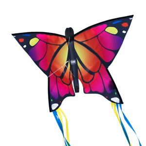 CIM Kinder-Drachen Butterfly Pink Flugdrachen drachenfliegen inkl. Drachenschnur