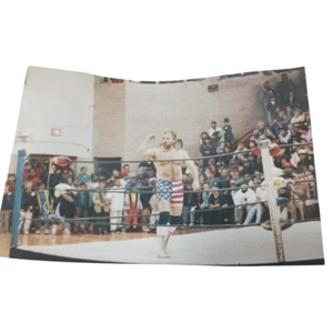 TC Reynolds ?? Wrestler Autographed Picture Wallet Size 3.5" x 2.5" - Picture 1 of 4