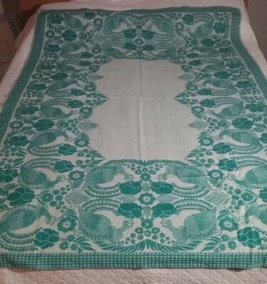 Lote de 2 Cobertores Reversibles Estampados 74"×53" 100% Algodón.Vintage.  Foto 1 de 4