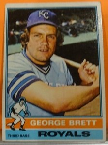 1976 Topps Kansas City Royals George Brett #19