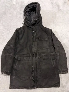 Vintage Carhartt Jacket Mens Large CQ385 Siberian Parka YKK 80s Chore Field - Picture 1 of 18
