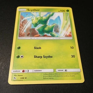 Pokemon Hidden Fates Scyther Uncommon Card 5/68 NM - Picture 1 of 1