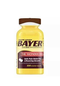 Bayer Genuine Aspirin 325mg Pain Reliever and Fever Reducer Tablets - 500 Count