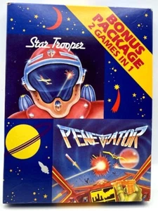 Commodore 64 Star Trooper/Penetartor Spiele 2 in 1 Big Box komplett - Bild 1 von 3