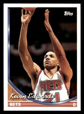 Topps Kevin Edwards #258 New Jersey Nets  1993